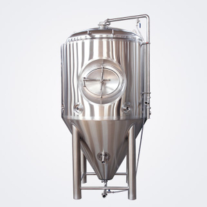 1000L Aanpasbare zij- / bovenkant mangat koelmantel geïsoleerd conisch biervergister brouwerijtank beschikbaar voor verkoop